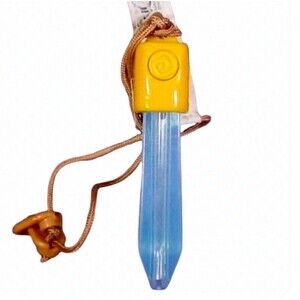ATLANTEAN CRYSTAL TOY NECK MEDALLION Atlantis Lost Empire McDonald’s #5 New